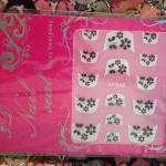 4 Packages 3d Nail Art Cute Stickers Rhinestone..