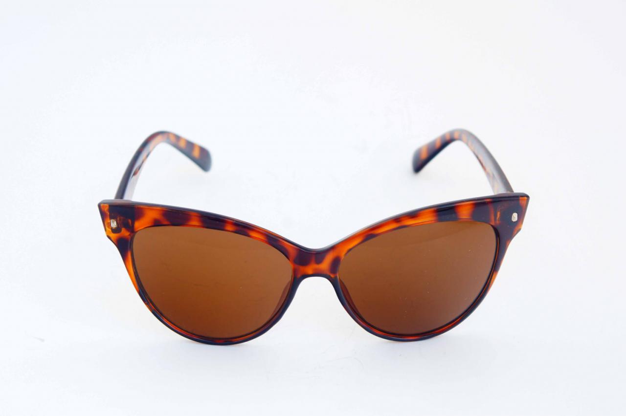 Milanblocks Beach Cat-eye Orange Vintage Uva Protection Sunglasses